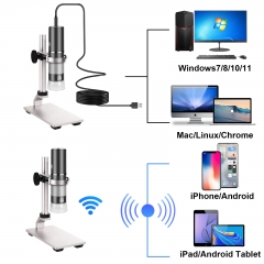 Cainda 4K WiFi Digital Microscope X201