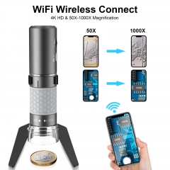 Cainda 4K WiFi Digital Microscope X201